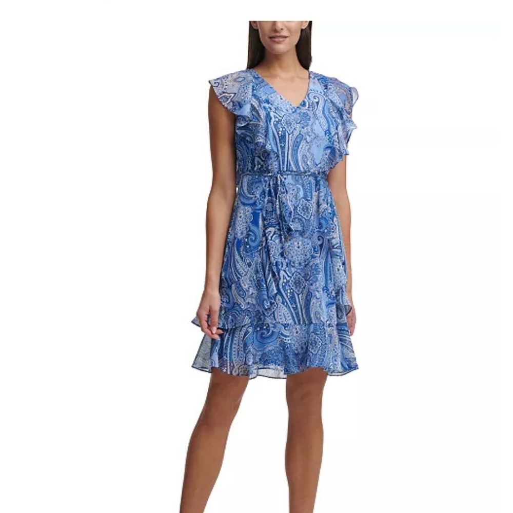 Tommy Hilfiger Dress in Blue Paisley